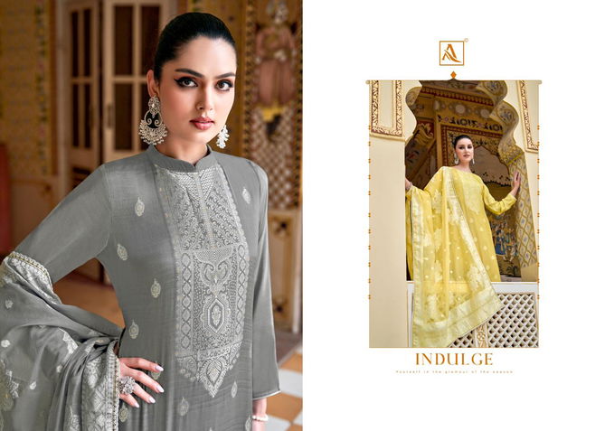 Shamaa Viscose Jacquard Deisgner Suit  Catalog